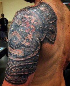 Knight Shield Tattoo