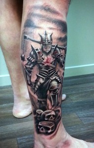 Knight Tattoo Designs for Men