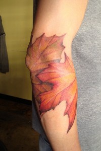 Leaf Tattoo Sleeve