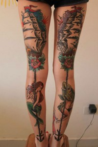 Leg Sleeve Tattoos