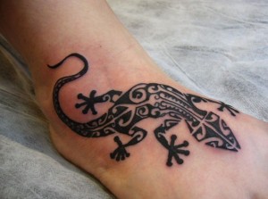 Lizard Foot Tattoos