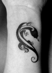 Lizard Tattoos on Wrist