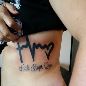 Love Faith and Hope Tattoos