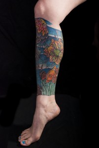 Lower Leg Sleeve Tattoos