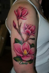 Magnolia Tattoo Sleeve