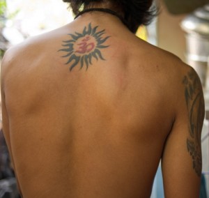 Male Upper Back Tattoos