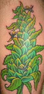 Marijuana Plant Tattoo