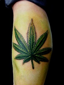 Marijuana Tattoo