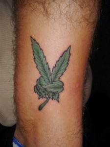 Marijuana Tattoos for Men