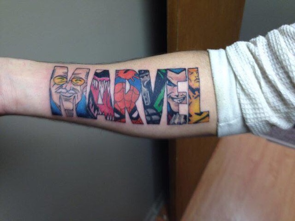 simple comic tattoo