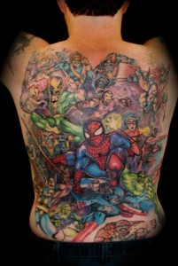 Marvel Tattoo Designs