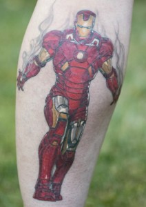 Marvel Tattoo Leg