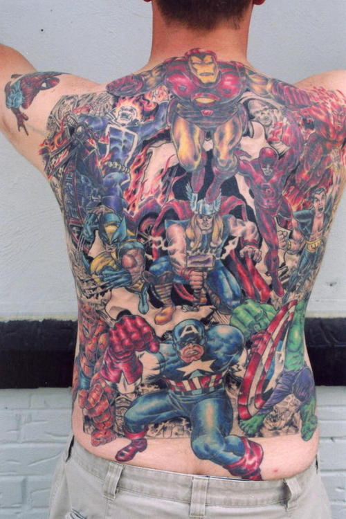 Marvel Tattoos Designs, Ideas and Meaning | Tattoos For You