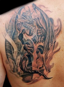 Medieval Dragon Tattoos