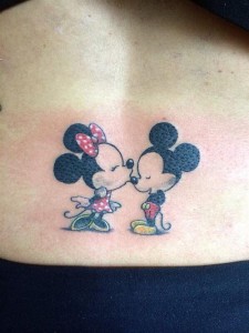 Mickey and Minnie Mouse Tattoos