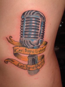 Microphone Tattoo Pictures