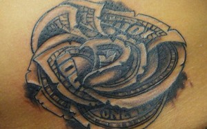 Money Rose Tattoo