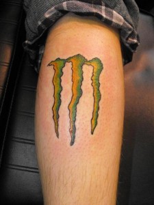 Monster Logo Tattoo