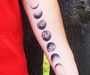 Moon Phase Tattoo