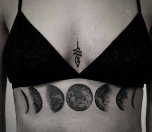 Moon Phases Tattoo