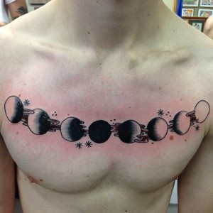 Moon Phases Tattoos Designs