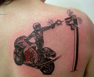 Motorcycle Tattoos for Females