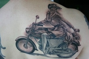 Motorcycle Tattoos for Girls
