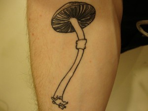 Mushroom Tattoo Simple