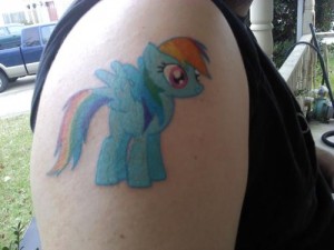 My Little Pony Tattoo Rainbow Dash