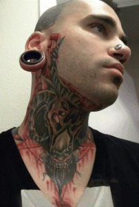 Neck and Throat Tattoos