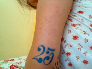 Number 23 Tattoo