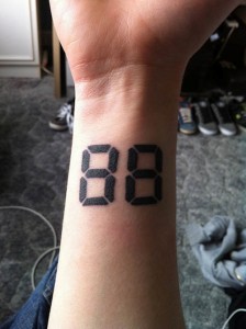 Numbers Tattoo