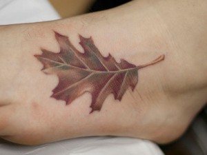 Oak Leaf Tattoo