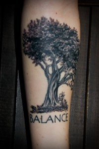 Oak Tree Tattoo