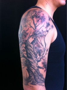 Oak Tree Tattoo Arm