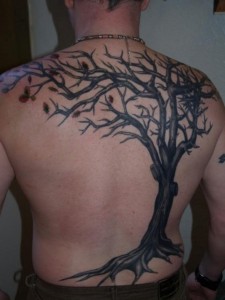 Oak Tree Tattoo Back