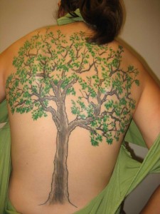 Oak Tree Tattoo Color