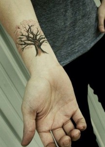 Oak Tree Tattoo Small