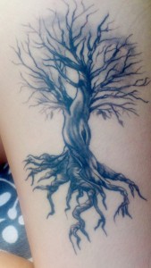 Oak Tree Tattoo for Men