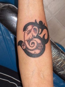 Om Ganesh Tattoo