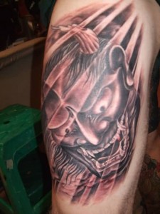 Oni Mask Tattoo Pictures