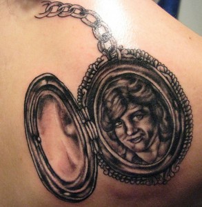 Open Locket Tattoo