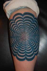 Optical Illusion Tattoos