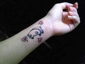 Panda Tattoo on Wrist