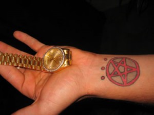 Pentagram Tattoo Wrist