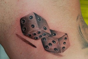 Pictures of Dice Tattoos