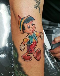 Pinocchio Tattoo Picture.