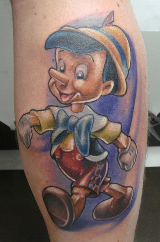 Pinocchio Tattoos Designs, Ideas and Meaning | Tattoos For You