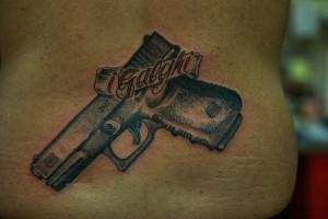 Pistol Tattoo Designs