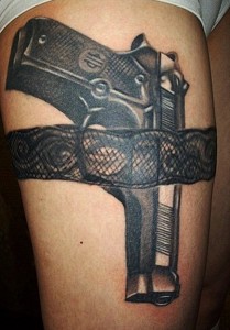 Pistol Tattoo Ideas